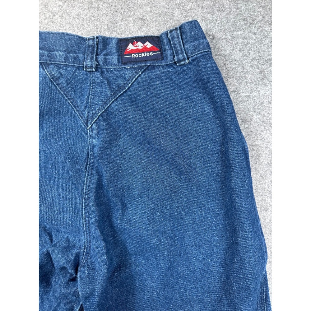 Vintage Rockies High Waisted Western Jeans‎ Medium Wash V-Back Yoke Denim 22x30